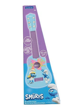 Ma première guitare schtroumpfs