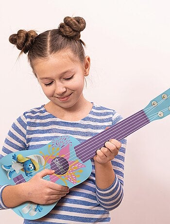 Ma première guitare schtroumpfs