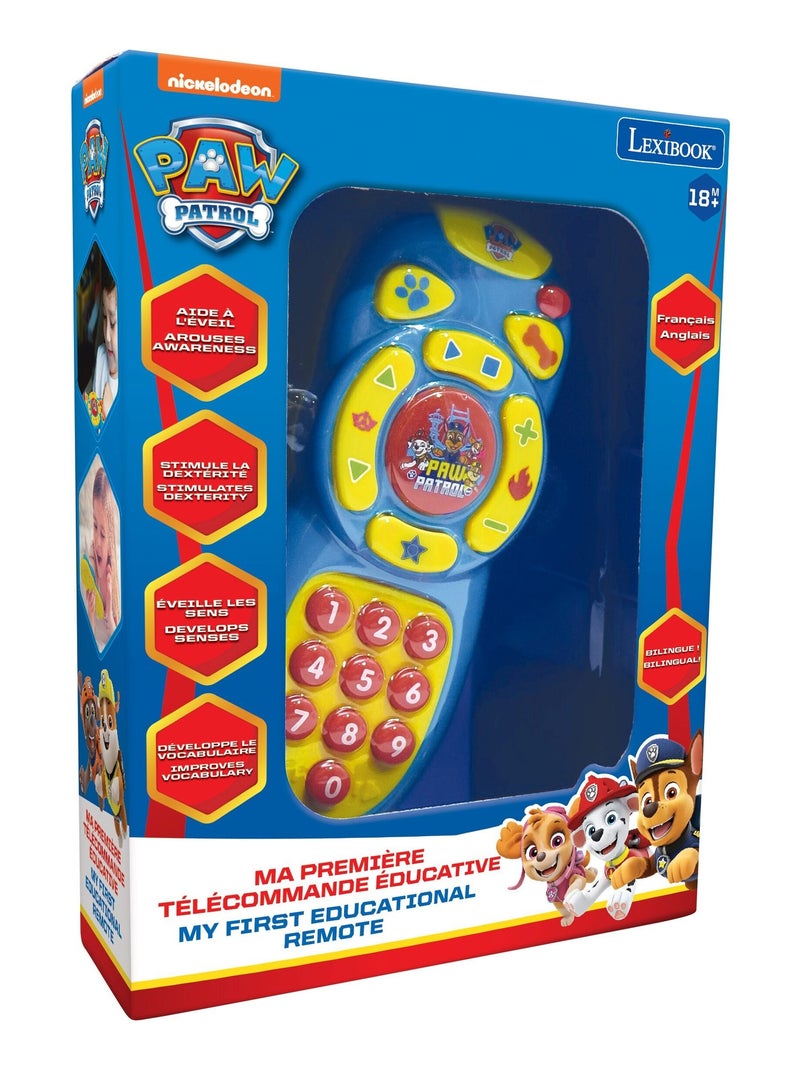 Ma première télécommande bilingue educative la pat’patrouille fr/en Bleu - Kiabi