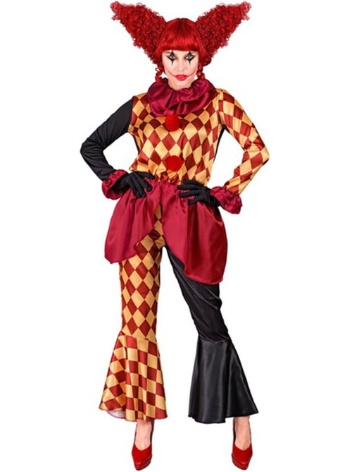 Macaber geruit clownskostuum - Kiabi