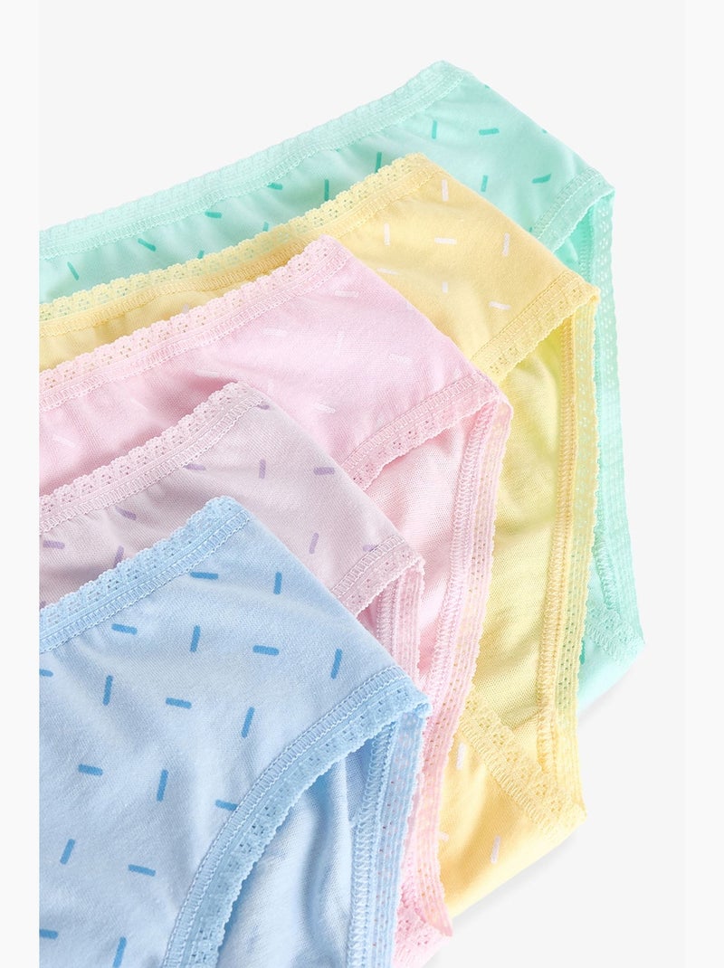 Macaron slip met geometrische print penti Multicolor - Kiabi