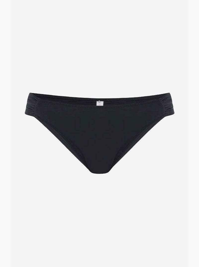 Macrame bikinibroekje met lage taille penti Zwart - Kiabi