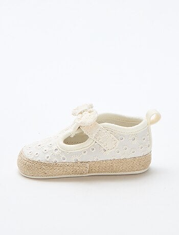 Macramé canvas schoentjes