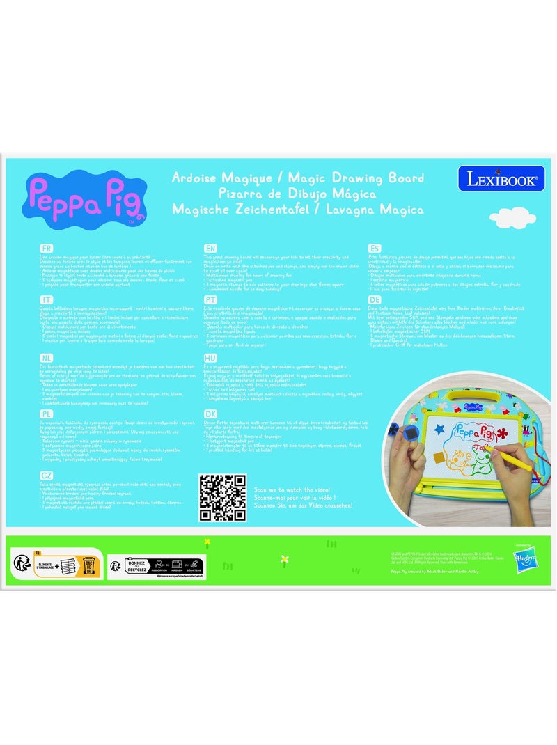 Magnetisch meerkleurig tekenbord peppa pig met accessoires a5 formaat N.v.t. - Kiabi