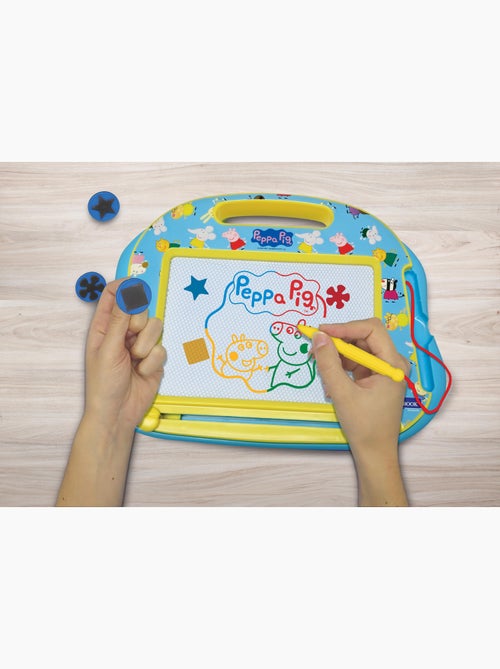 Magnetisch meerkleurig tekenbord peppa pig met accessoires a5 formaat - Kiabi Magnetisch meerkleurig tekenbord peppa pig met accessoires a5 formaat - Kiabi
