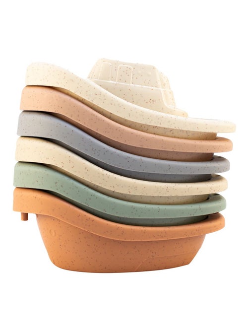 Magni | jouet de bain - set de 6 bateaux en paille de blé - Kiabi