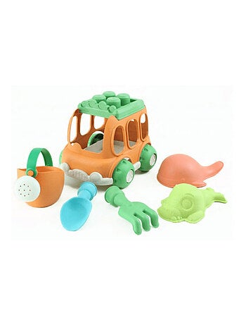 Magni | set de plage & jardin - 6 pièces voiture en paille de blé