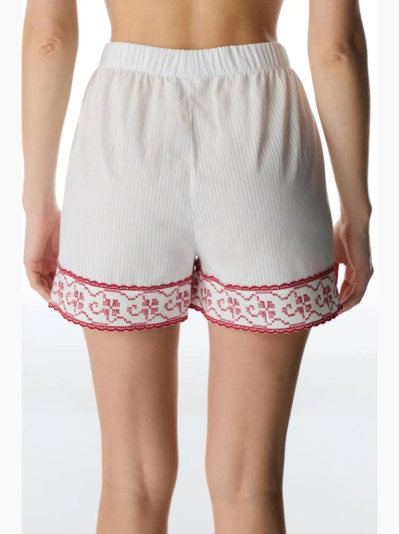 Magnifique pyjamabroek short penti Gebroken wit - Kiabi