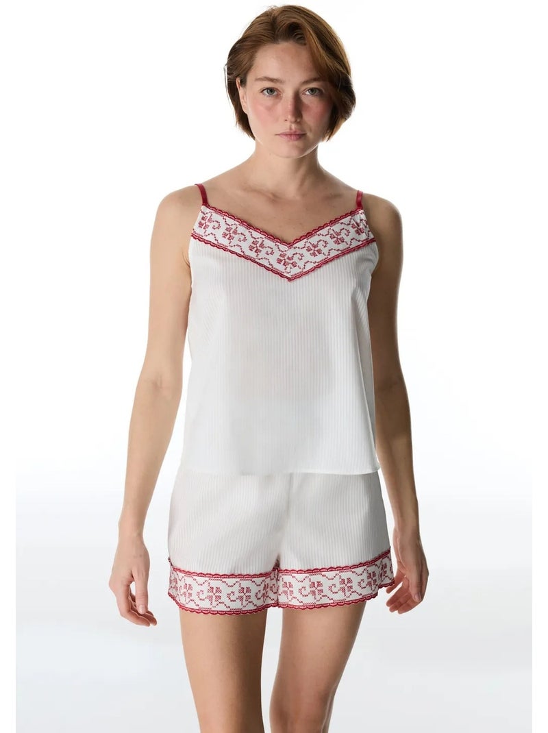 Magnifique pyjamabroek short penti Gebroken wit - Kiabi