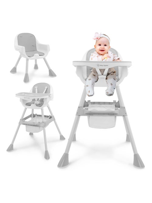 Magnolia 2-in-1 meegroeiende kinderstoel – verstelbaar, veilig en praktisch - Kiabi