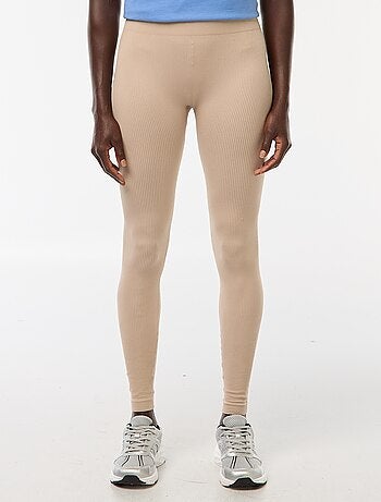 Maille stretch côtelée sans couture