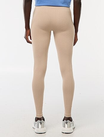 Maille stretch côtelée sans couture