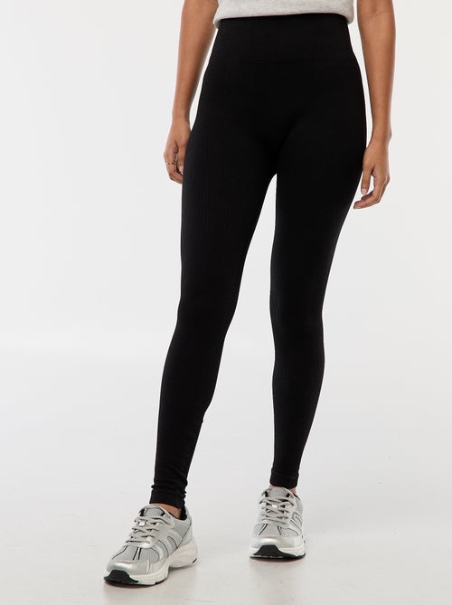 Maille stretch côtelée sans couture - Kiabi