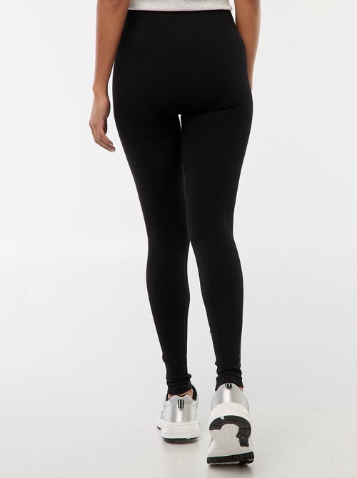 Maille stretch côtelée sans couture - Kiabi