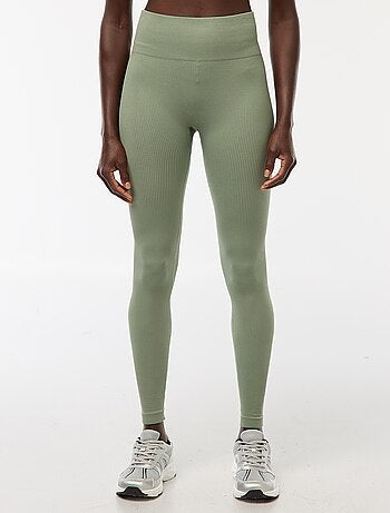 Maille stretch côtelée sans couture