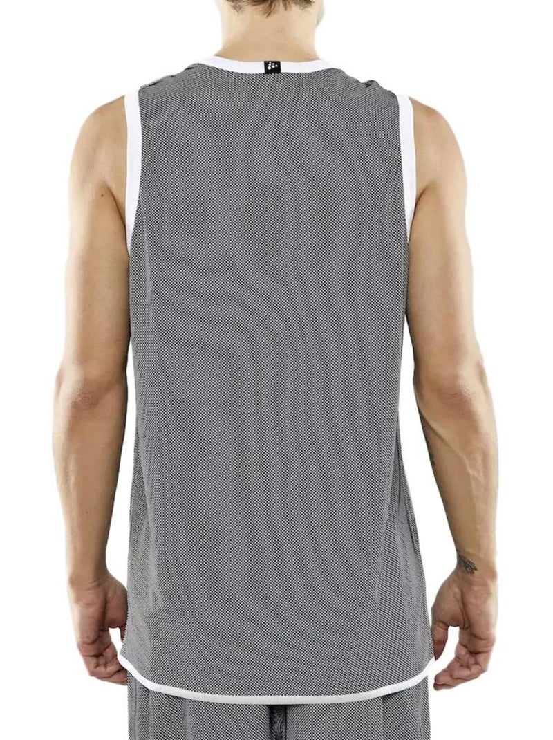 Maillot basketball réversible craft Gris Argenté - Kiabi