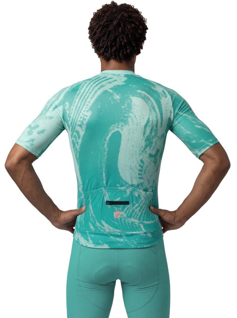 Maillot biodégradable homme cyclisme homme bio nrc Vert - Kiabi
