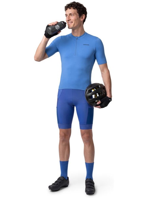 Maillot cyclisme gravel demi-zip homme cyclisme homme gm5 terraquest - Kiabi