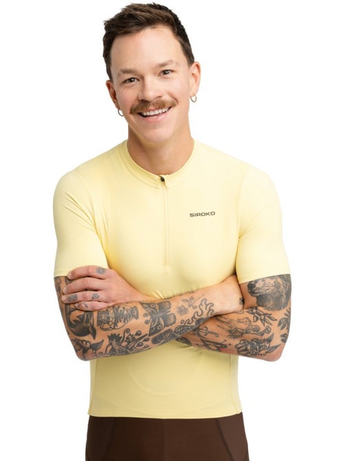 Maillot cyclisme gravel demi-zip homme cyclisme homme gm5 terraquest - Kiabi