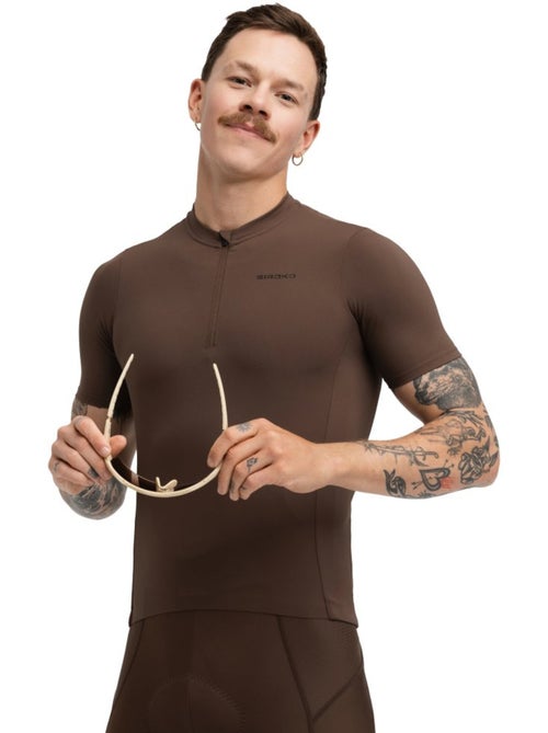 Maillot cyclisme gravel demi-zip homme cyclisme homme gm5 terraquest - Kiabi