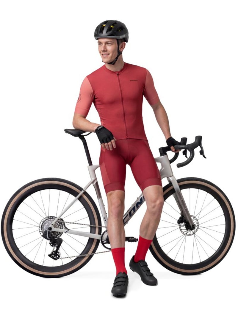 Maillot cyclisme gravel manches courtes homme cyclisme homme gm2 golden pedals r Rouge - Kiabi