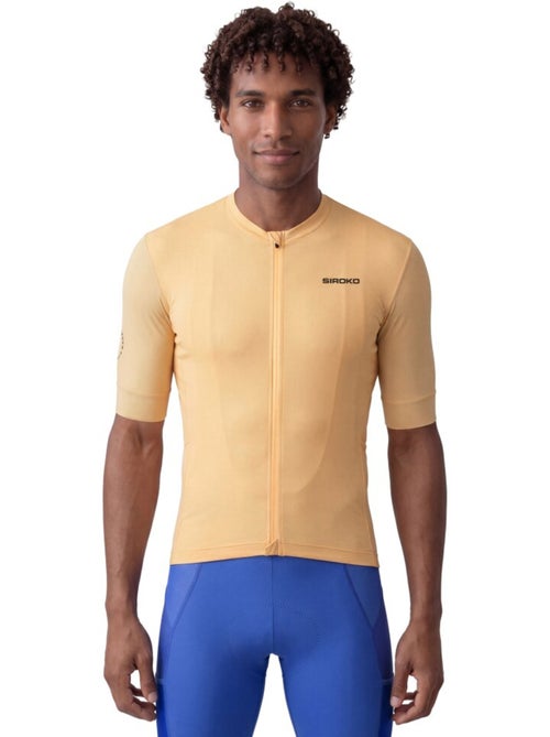 Maillot cyclisme gravel manches courtes homme cyclisme homme gm2 golden pedals y - Kiabi