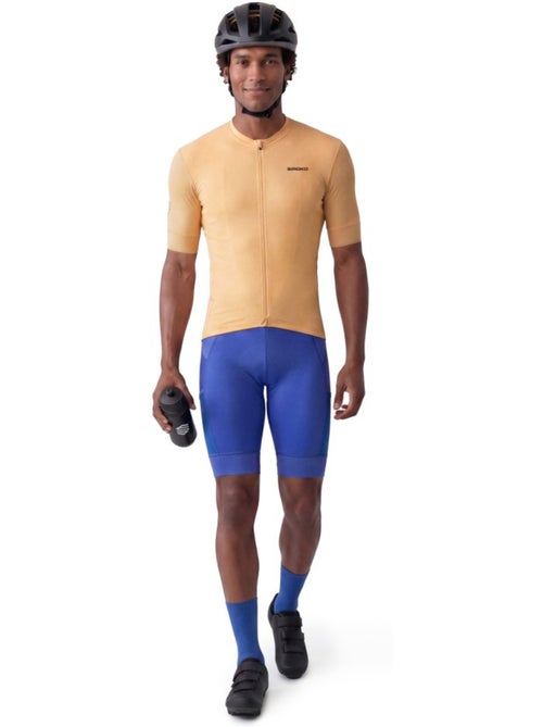 Maillot cyclisme gravel manches courtes homme cyclisme homme gm2 golden pedals y - Kiabi