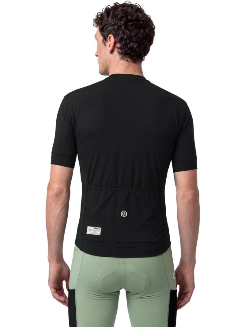 Maillot cyclisme gravel manches courtes homme cyclisme homme gm2 tasmania Noir - Kiabi