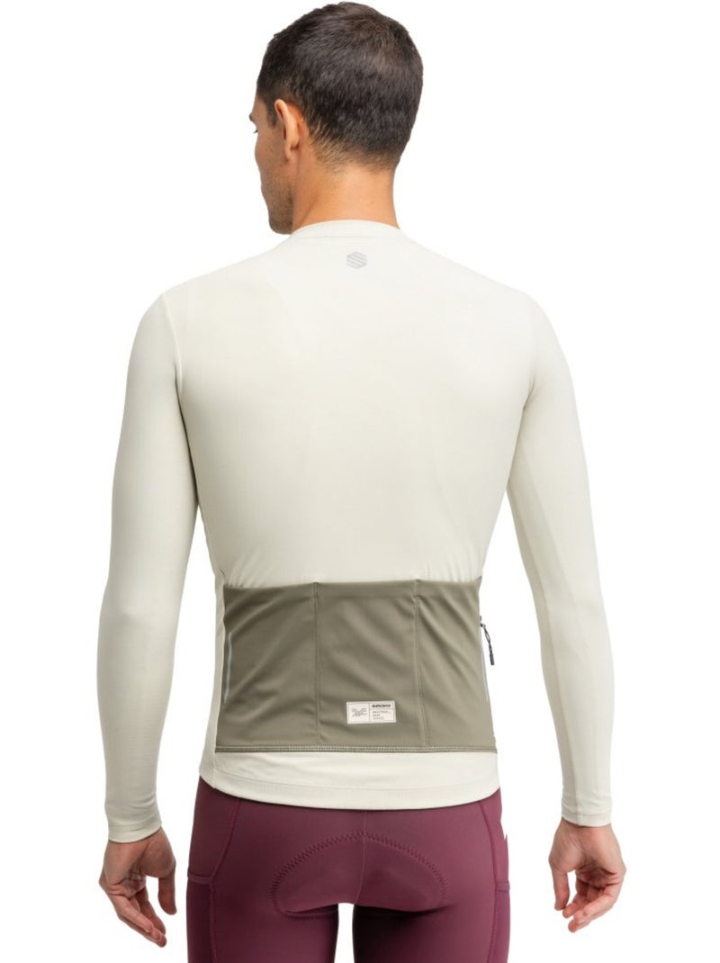 Maillot cyclisme gravel manches longues homme cyclisme homme gm6 rideout Vert - Kiabi