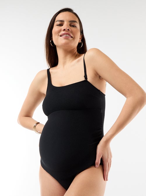 Maillot de bain 1 pièce asymétrique - Kiabi