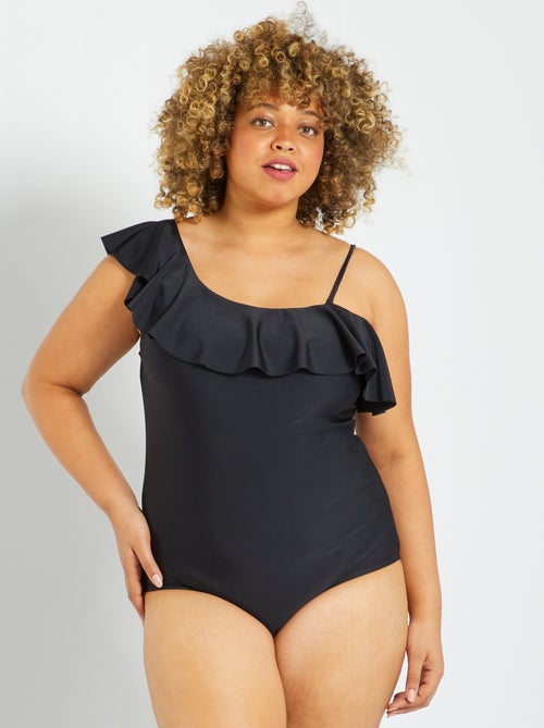 Maillot de bain 1 pièce asymétrique - Kiabi