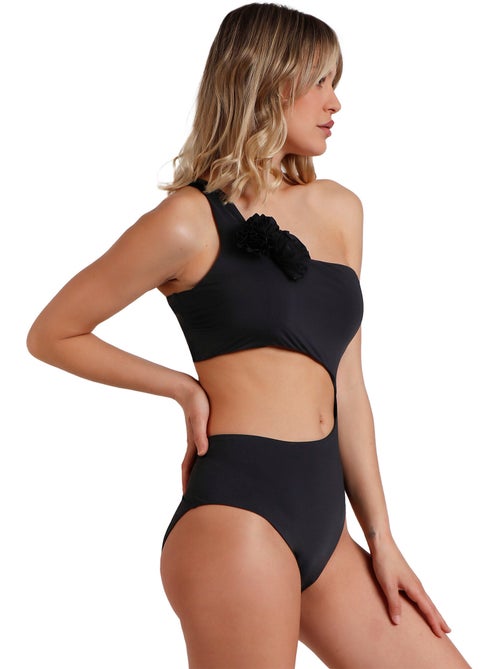 Maillot de bain 1 pièce asymétrique préformé beach style - Kiabi Maillot de bain 1 pièce asymétrique préformé beach style - Kiabi