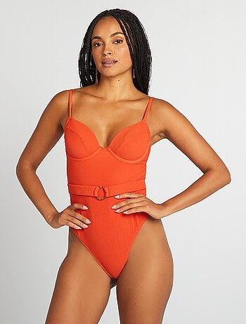 Maillot de bain 1 pièce avec coques