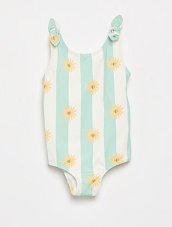 Maillot de bain 1 pièce avec nœuds aux épaules