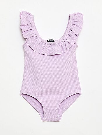 Maillot de bain 1 pièce avec volants