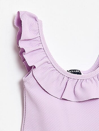 Maillot de bain 1 pièce avec volants