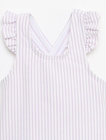 Maillot de bain 1 pièce avec volants