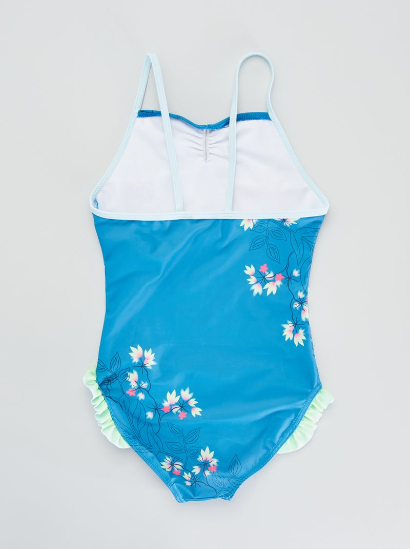 Maillot de bain 1 pièce 'La Reine des Neiges' bleu - Kiabi