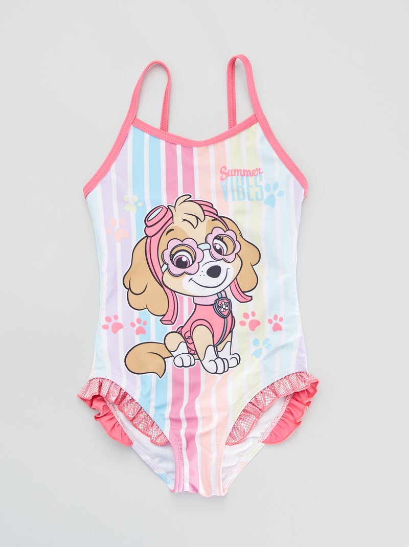 Maillot de bain 1 pièce 'Pat' Patrouille' rose - Kiabi