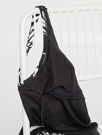 Maillot de bain 1 pièce post-opératoire imprimé