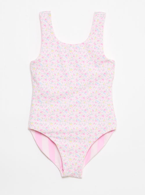 Maillot de bain 1 pièce réversible - Kiabi