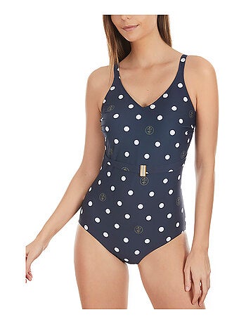 Maillot de bain 1 pièce shapewear multipositions lunares marine