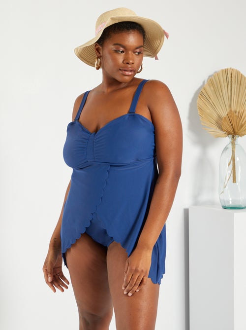 Maillot de bain 1 pièce style tankini - Kiabi