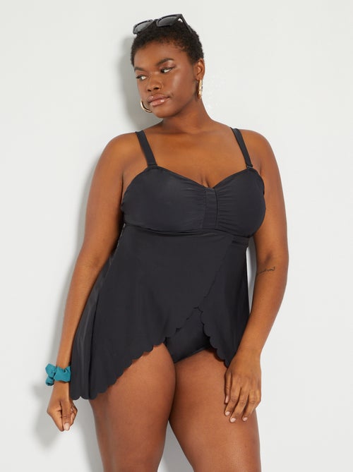 Maillot de bain 1 pièce style tankini - Kiabi