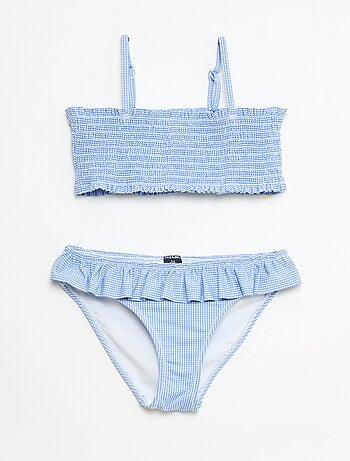 Maillot de bain 2 pièces à volants