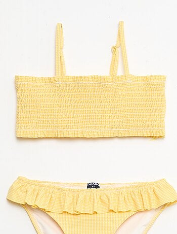Maillot de bain 2 pièces à volants