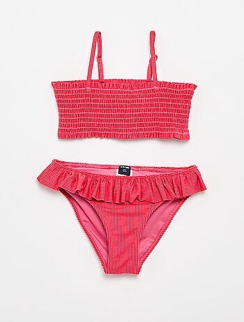 Maillot de bain 2 pièces à volants