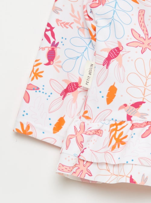 Maillot de bain 2 pièces 'Petit Béguin' T-shirt + culotte - Kiabi