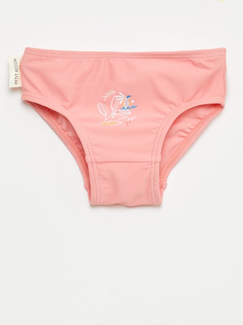 Maillot de bain 2 pièces 'Petit Béguin' T-shirt + culotte - Kiabi
