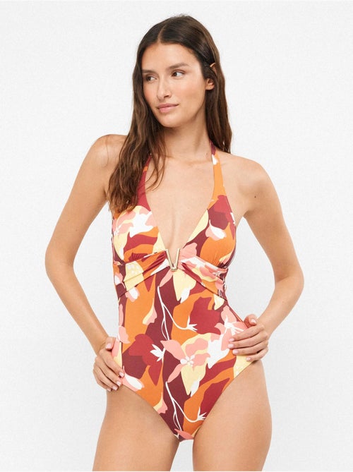 Maillot de bain à col halter - Kiabi